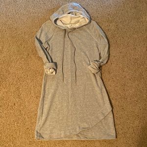 Nordstrom/Caslon Hooded Sweatshirt Dress